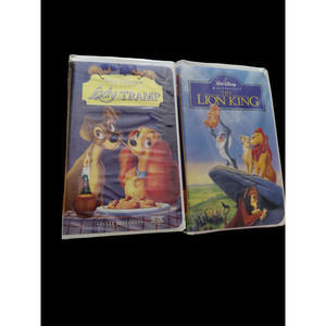 VHS tapes bundle. Lady and the Tramp  Lion King